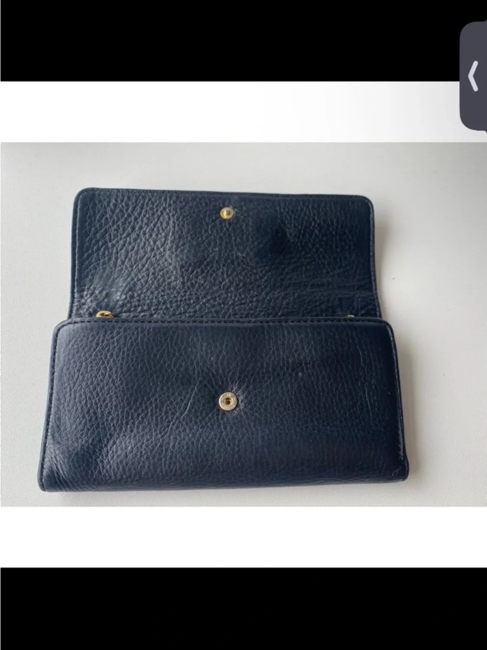 Marc by Marc Jacobs black Leather Continental Wallet